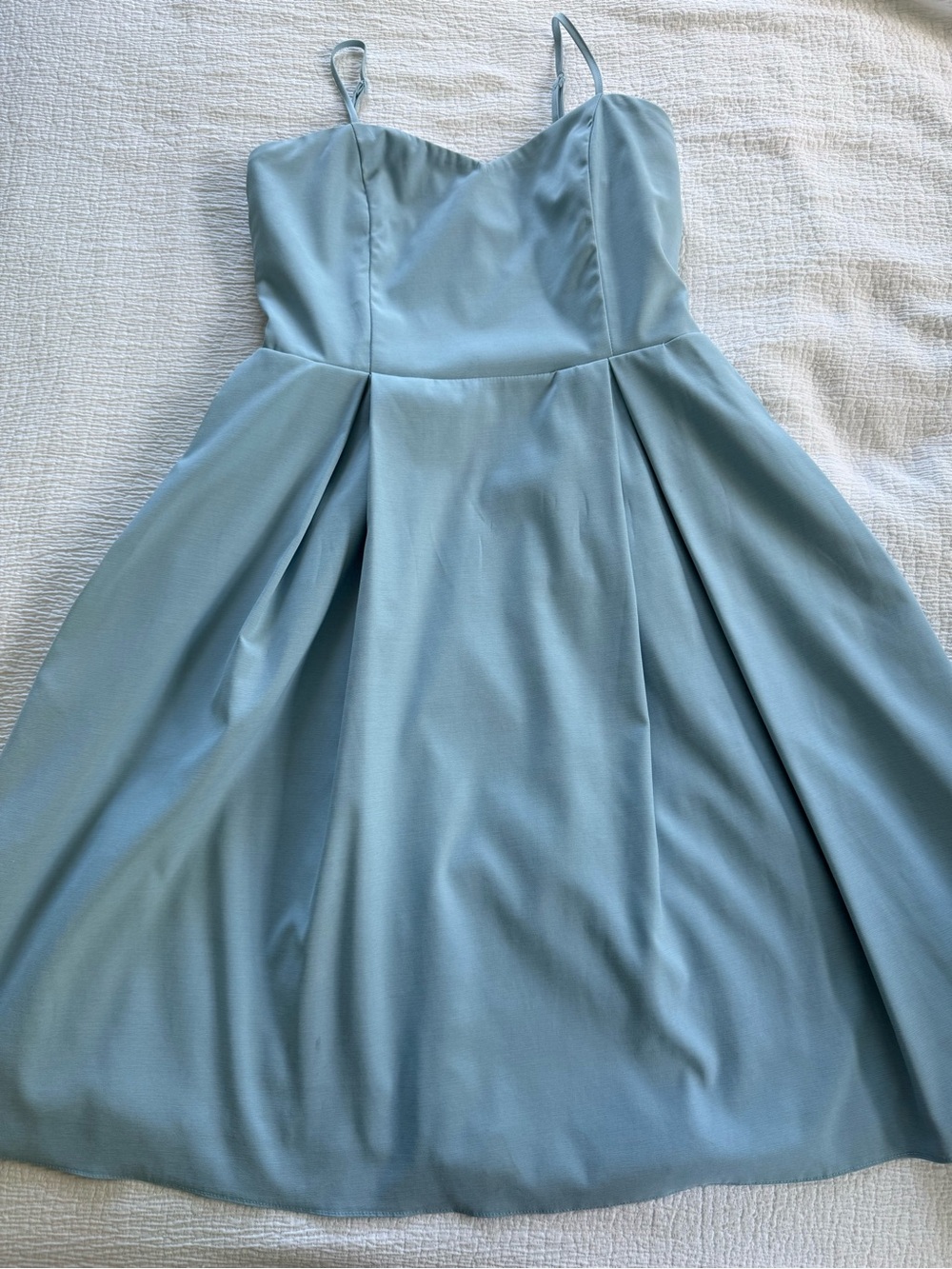 Light Blue A-Line Dress - Medium
